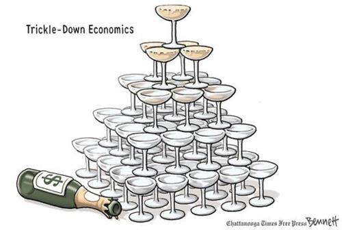 trickle down champaign